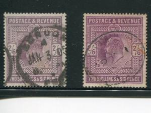 Great Britain # 139, 139c  Used VF