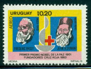 Uruguay Scott #C424a MNH 20c Henri Dunant Red Cross Nobel Prize