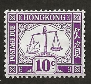 HONG KONG SC# J15  FVF/MNH  1967