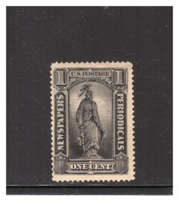 US SC.PR9 1875 .01 CENT STATUE OF FREEDOM NEWSPAPER AND PERIODICAL MHOG BBPG37 