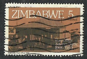 Zimbabwe #434 used single