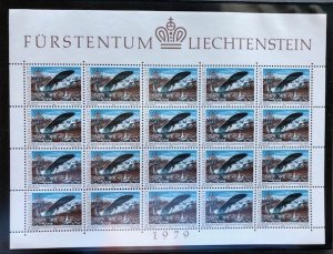 Liechtenstein 663 MNH Sheet of 20 Stamps