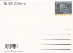 United Nations - New York # UX22, Postal Card, Mint, 1/2 Cat.