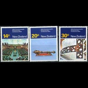 NEW ZEALAND 1979 - Scott# 698-700 Parliament Set of 3 LH