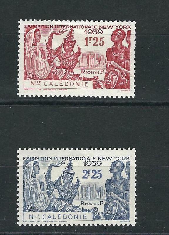 New Caledonia 215-16 Y&T 173-74 MLH 1939 SCV 2.35