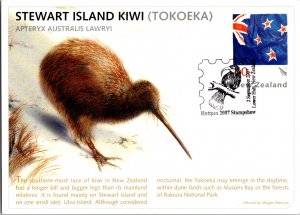 New Zealand, Worldwide Government Postal Card, Birds