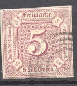 Thurn & Taxis, 1859 Michel # 18 Scott Northern District # 13, used