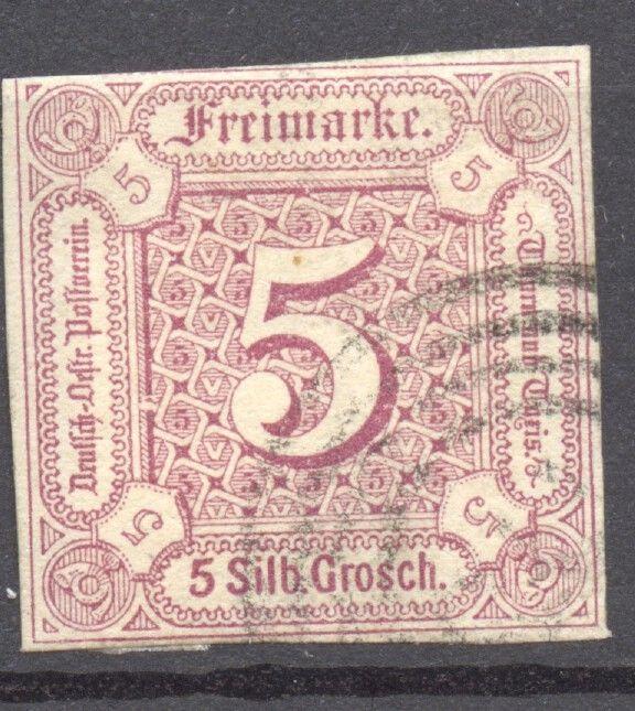 Thurn & Taxis, 1859 Michel # 18 Scott Northern District # 13, used