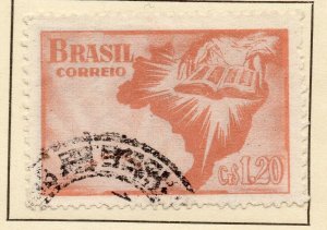 Brazil 1951 Early Issue Fine Used $1.20c. NW-17262