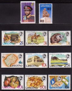 Lesotho 302 - 312 MNH