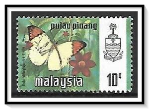 Penang #78 State Crest & Butterflies Used