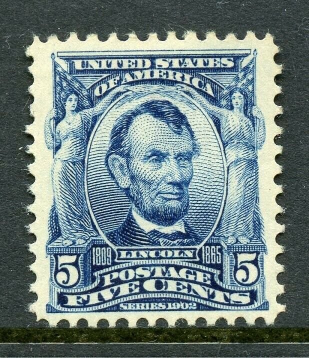 US Scott 304 Lincoln VF Mint Hinged Jumbo Margins $65.00 