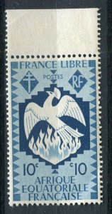 FRENCH COLONIES; EQUATORIAL Africa 1941 Phoenix MINT MNH unmounted 10c.