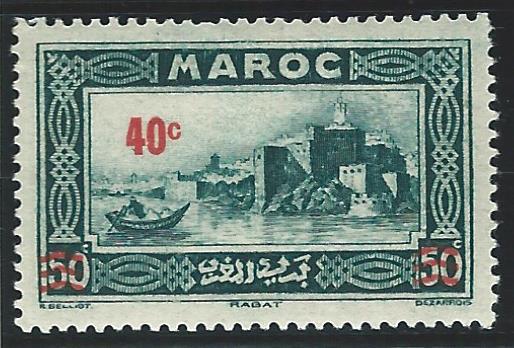 French Morocco mlh scott cat #  148