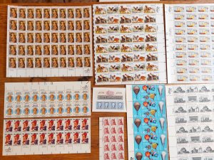 USA 1970-1990. Postage: stamps, sheets, booklets, valid Face value 100 $ (Lot52)