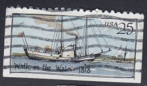 United States 1989 Sc#2409 Steamboats Walk in the Water, 1818 Used