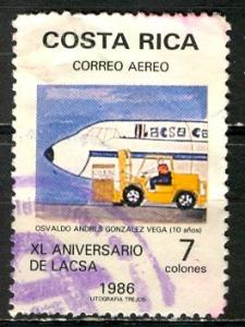 Costa Rica; 1986: Sc. # C913: O/Used Single Stamp