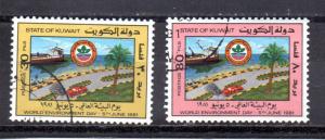 Kuwait 851-852 used