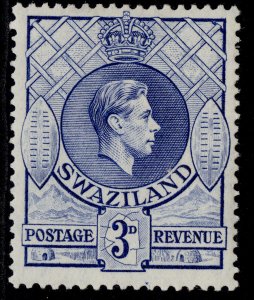 SWAZILAND GVI SG32, 3d ultramarine, M MINT. Cat £10.