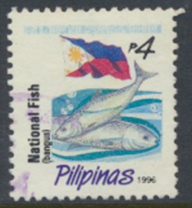 Philippines  SC# 2220l  Used  Flag  Fish inscribed 1996 see details & scans