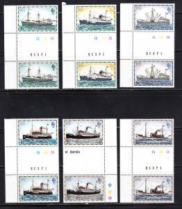 Falkland Islands stamps #260 - 274, MNH OG, Gutters, full set,   CV $41.10