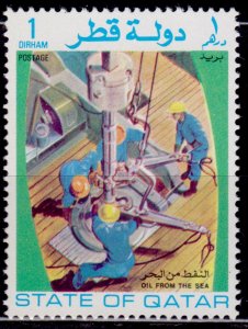 Qatar, 1972, Oil from the Sea, 1d, sc#311, MLH
