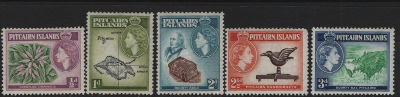 PITCAIRN ISLANDS 20-24  MINT HINGED