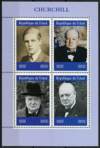 Chad 2019 MNH Winston Churchill 4v M/S Politicians Famous People Stamps