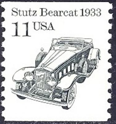 2131 Stutz Bearcat F-VF MNH transportation coil single