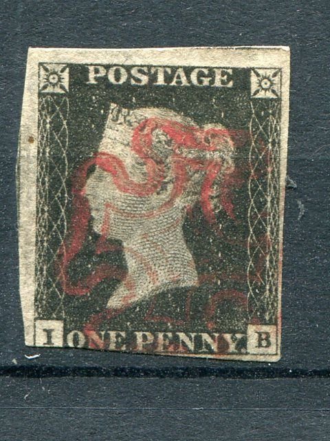 Great Britain #1  red Maltese cncl.   Lakeshore Philatelics