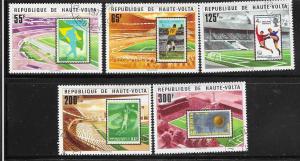 Burkina Faso #456-460  stamps on Stamps (U) CV $2.50