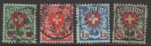 SWITZERLAND 200-203   USED SET