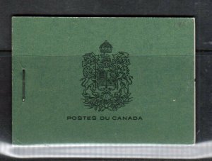 Canada Booklet #20a Very Fine Never Hinged French