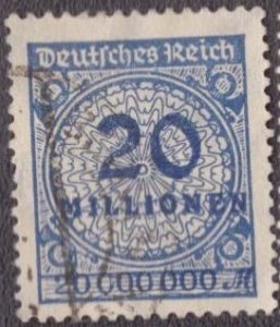 Germany 287 1923 Used