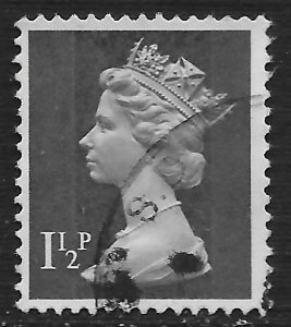 Great Britain #MH24 1 1/2p Queen Elizabeth II ~ Used