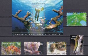 Cayman Isl, Fauna, Animals, Reptiles, Matine Life, Nature MNH / 2008