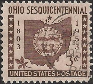 # 1018 USED OHIO STATEHOOD 150TH ANNIV