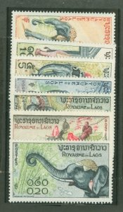 Laos #41-7 Unused Single (Complete Set)