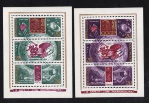 Russia # 4072-4073, Space Cooperation, NH 1/2 Cat