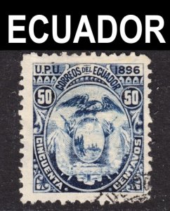 Ecuador Scott 60 wtmk 117 F to VF used reprint.  FREE...