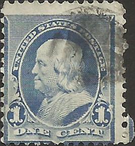 # 219 DULL BLUE USED BEN FRANKLIN SCV-0.75