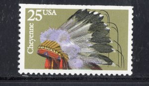 2502 * CHEYENNE HEADDRESS *  U.S. Postage Stamp MNH