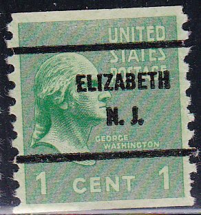 Precancel - Elizabeth NJ PSS 839-61 - Bureau Issue