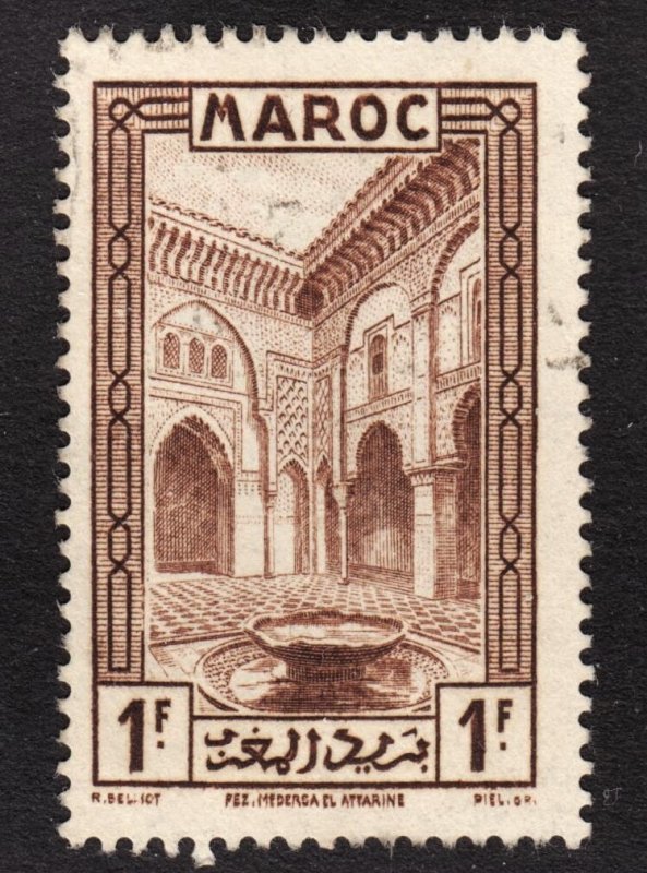 French Morocco Scott 139 F+ used.  FREE...