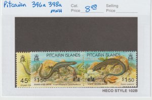 Pitcairn Islands 396a, 398a VF MNH QEII Lizards