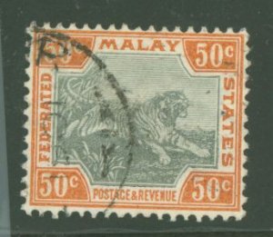 Malaya #25B Used Single