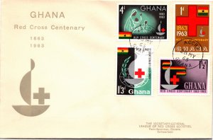 Grenada, Red Cross, Worldwide First Day Cover