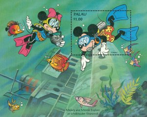 RMK13-0069 PALAU 341 MH SS DISNEY BIN $2.50