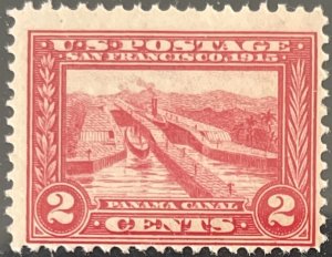 Scott #398 1913 2¢ Panama-Pacific Exposition Panama Canal perf. 12 MNH OG
