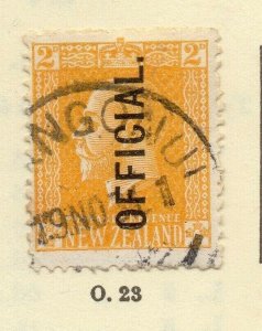 New Zealand Official Issues 1915-34 Issue Fine Used 2d. Optd NW-163928